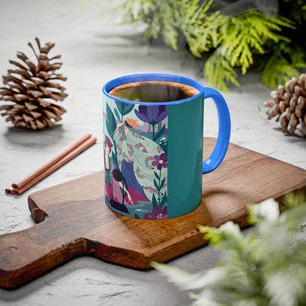 The Ladies Of The Secret Masquerade Colorful Mugs – Art Deco Floral Mystery