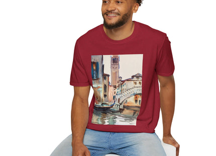 A Bridge and Campanile, Venice by John Singer Sargent Softstyle T-Shirt