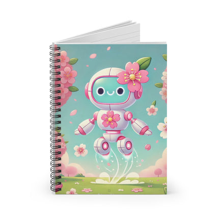 Sakura Sentinel Spiral Notebook - Ruled Line