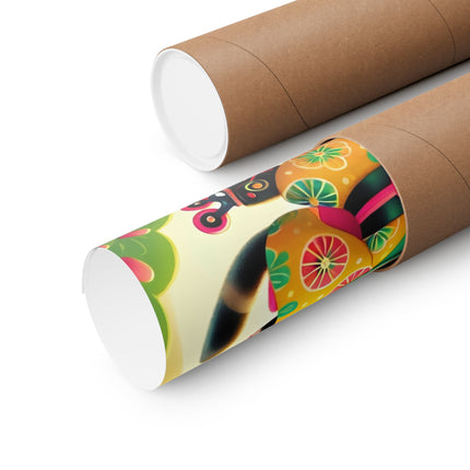 🛼✨ Firefly Dance on Wheels Matte Vertical Poster – Joyful Motion & Summer Magic