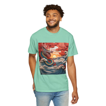 Emergence of the Dragon Unisex Garment-Dyed T-shirt