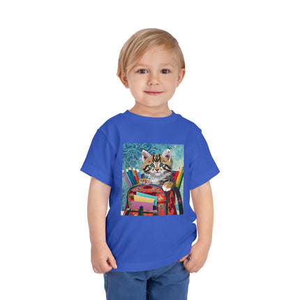 Whiskered Wanderings Toddler Short Sleeve Tee