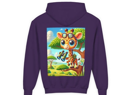 Giraffe Lookout Youth Heavy Blend Hooded Sweatshirt