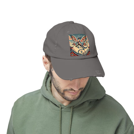 Dragon Fairy of the Temple Unisex Distressed Cap