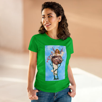 Enchanting Serenity Women's Midweight Cotton Tee