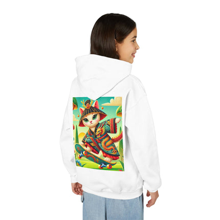 Dragon Dance on Wheels Youth Hooded Sweatshirt – Bold Motion & Fearless Style