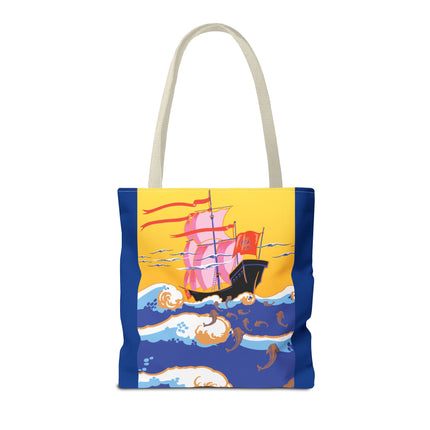 Golden Seas and Whimsical Dreams Tote Bag (AOP)