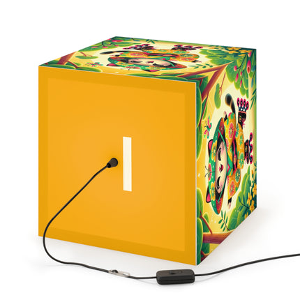 🌟🛼 Firefly Dance on Wheels Light Cube Lamp – Joyful Glow & Playful Movement