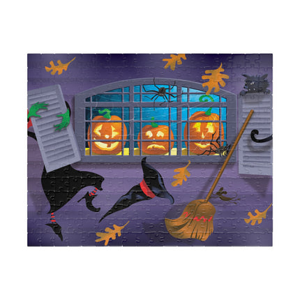 Whimsical Halloween Mischief Puzzle (110, 252, 520, 1014-piece)
