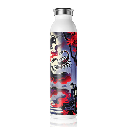 Halloween Sorceress Slim Water Bottle