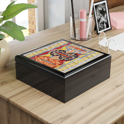Reproduction of the Shield Frieze by Emile Gilliéron Jewelry Box