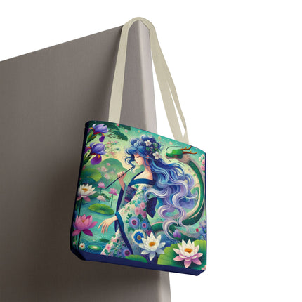 Fairy of the Koi Pond Tote Bag – Mystical Harmony & Pond Enchantment