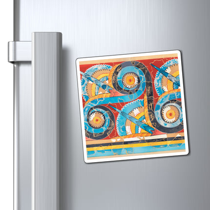 Reproduction of S-Spiral Frieze by Emile Gilliéron Magnet (3 Sizes)