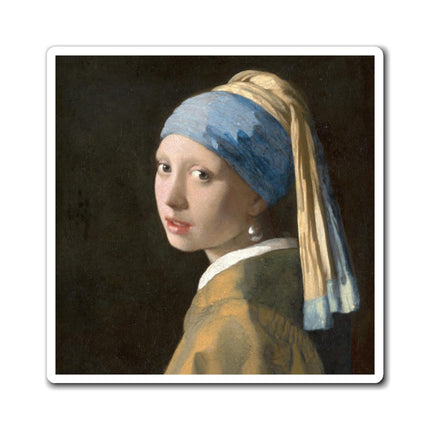 Girl with a Pearl Earring by Johannes Vermeer Magnets (3 Sizes)