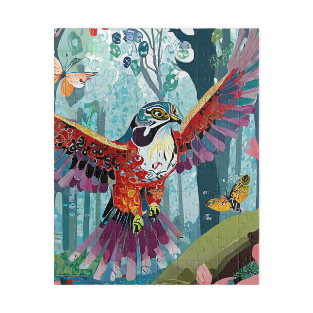 A Colorful Raptor Puzzle (110, 252, 520, 1014-piece)