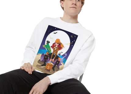 Moonlit Pirate Halloween Unisex Garment-Dyed Sweatshirt