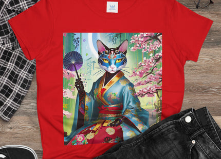 Cyberpunk Geisha Cotton Tee