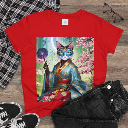 Cyberpunk Geisha Cotton Tee