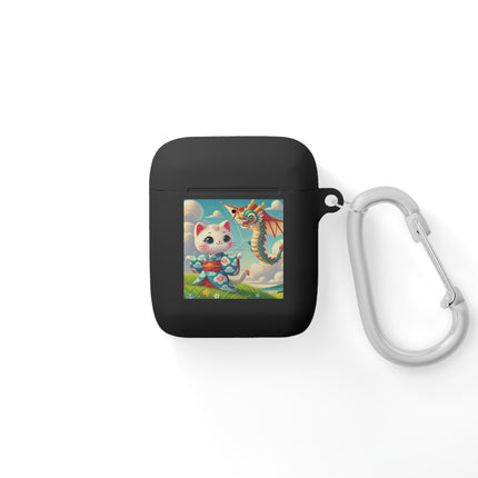 Geisha Kitten and the Dragon Kite AirPods and AirPods Pro Case