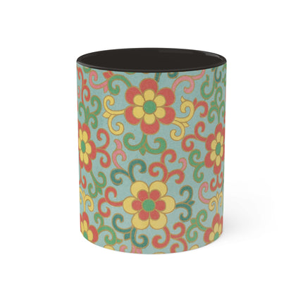Examples of Chinese Ornament, Pl.09 by Owen Jones Colorful Mugs, 11oz
