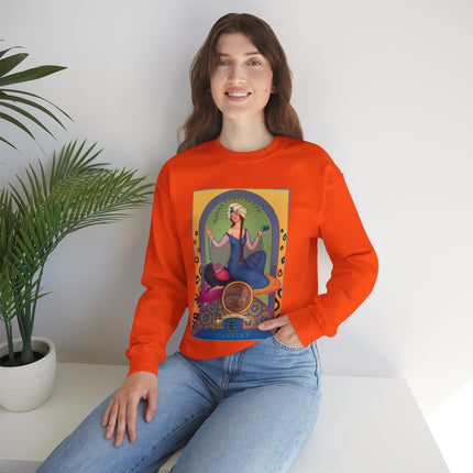 December & Tanzanite (from the Gem Series) by Sofia Chiostri Heavy Blend™ Crewneck Sweatshirt