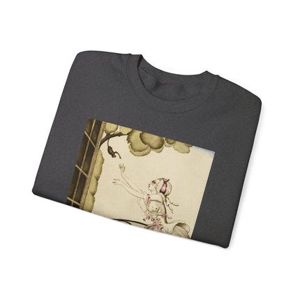Sur talons rouges (On Red Heels) pl 02 by Gerda Wegener Heavy Blend™ Crewneck Sweatshirt