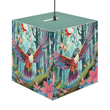 A Colorful Raptor Light Cube Lamp