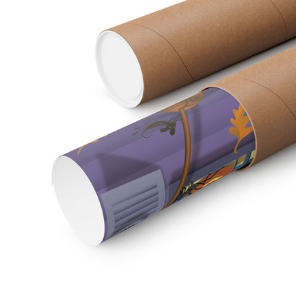 Whimsical Halloween Mischief Matte Horizontal Posters