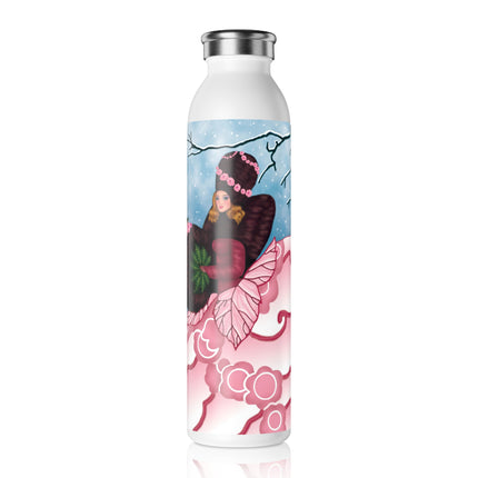 Winter Rose Empress Slim Water Bottle