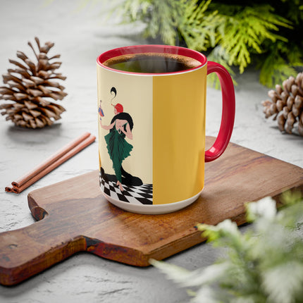 The Marionette Colorful Mugs – Theatrical Glamour & Cabaret Elegance