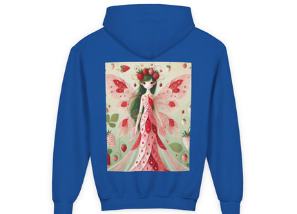 Strawberry Fairy Delight Youth Heavy Blend Hooded Sweatshirt