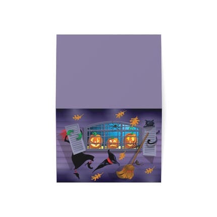 Whimsical Halloween Mischief Greeting Cards (1, 10, 30, and 50pcs)