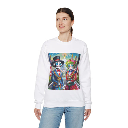 Cyber Punk Warrior Robots Unisex Heavy Blend™ Crewneck Sweatshirt