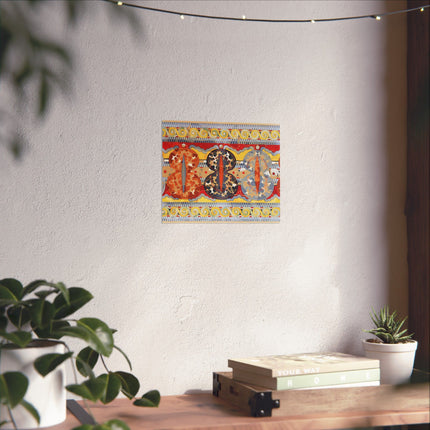 Reproduction of the Shield Frieze by Emile Gilliéron Premium Matte Horizontal Posters