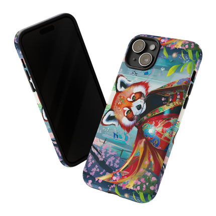 Cybernetic Red Panda Phone Cases
