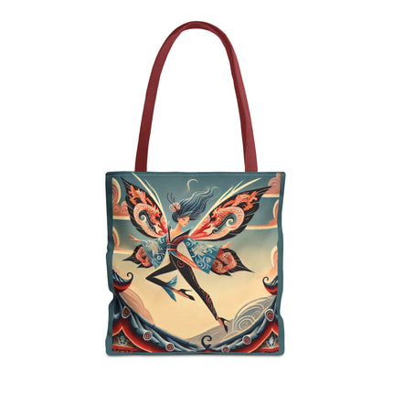 The Dragon Fairy of the Temple Tote Bag – Mythic Grace & Ancient Power