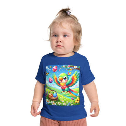 Easter Parrot Baby Short Sleeve T-Shirt