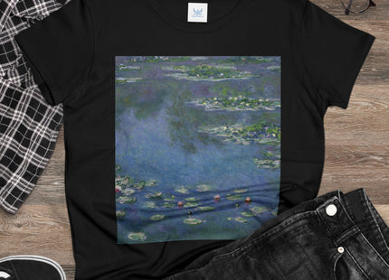 Water Lilies by Claude Monet Women's Midweight Cotton Tee