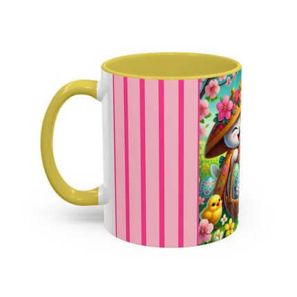 Geisha Kitten’s Easter Delight Colorful Mugs (11oz, 15oz)