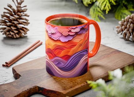 Dramatic Sunset Sky Colorful Mugs (11oz, 15oz)