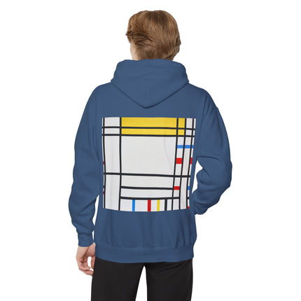 Place de la Concorde by Piet Mondrian Unisex Garment-Dyed Hoodie