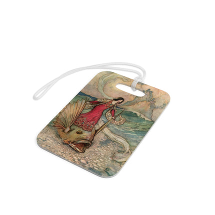 Rita Rides on the Dolphin by Warwick Goble Luggage Tags