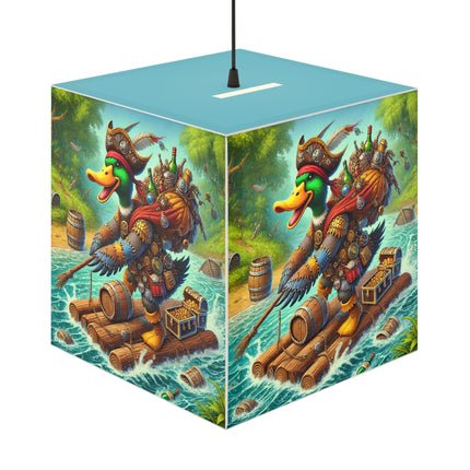 🦆⚔️ The Daring Drake Light Cube Lamp – Adventure, Freedom & Mythic Storytelling