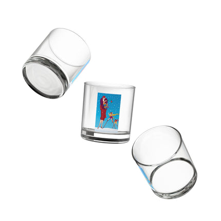 Snowfall & Couture Rocks Glass, 10oz