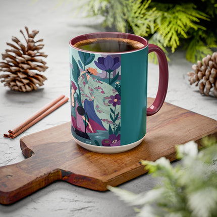 The Ladies Of The Secret Masquerade Colorful Mugs – Art Deco Floral Mystery