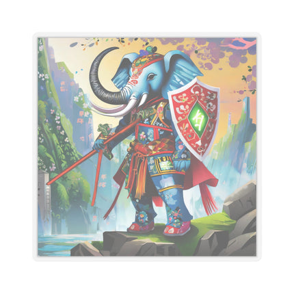 Cyberpunk Elephant Kiss-Cut Stickers (4 Sizes)