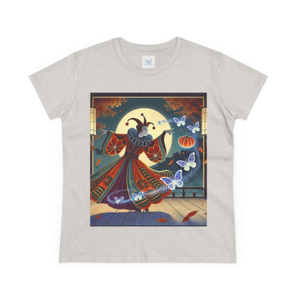 Court Magician with Ghost Butterflies Cotton Tee