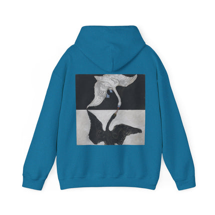 The Swan by Hilma af Klint Heavy Blend™ Hooded Sweatshirt