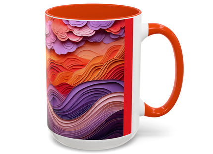 Dramatic Sunset Sky Colorful Mugs (11oz, 15oz)