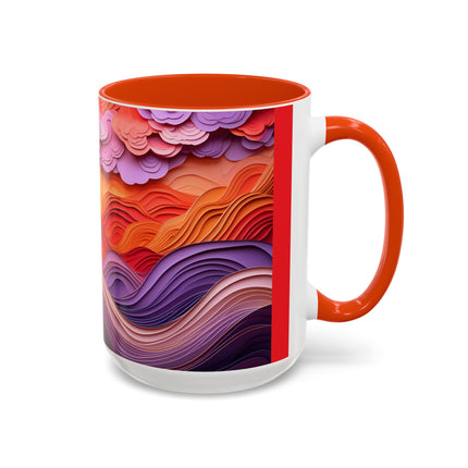 Dramatic Sunset Sky Colorful Mugs (11oz, 15oz)